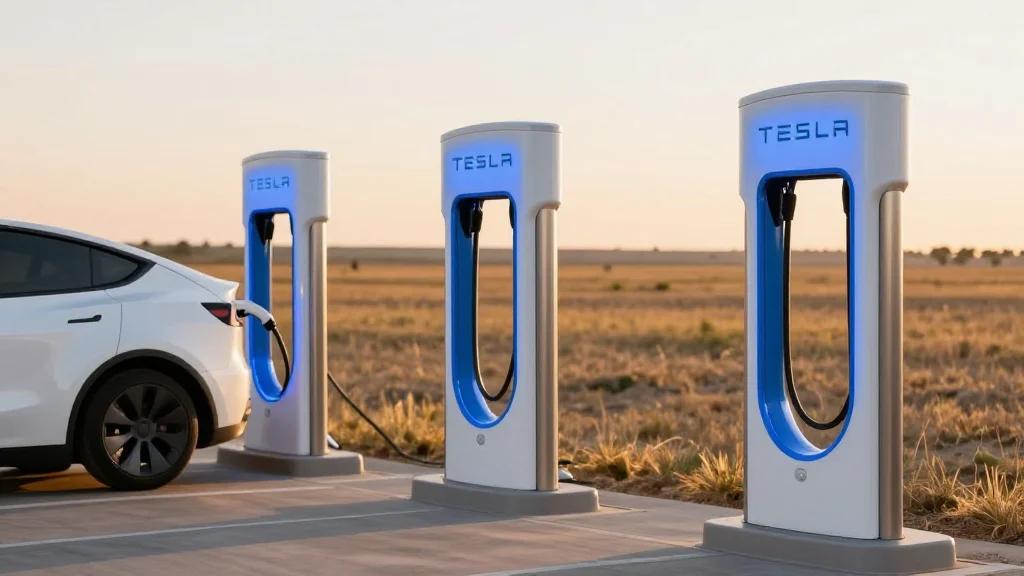 Tesla Business Superchargers Expand with Discounted V3s in Kansas