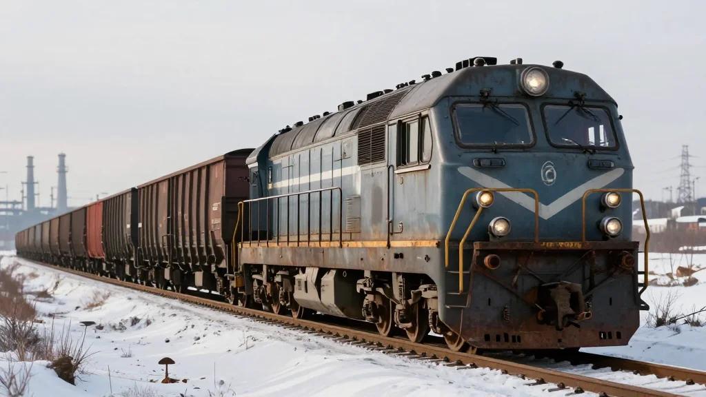 Russian Rail Freight Plummets, Flagging Economy Amid War