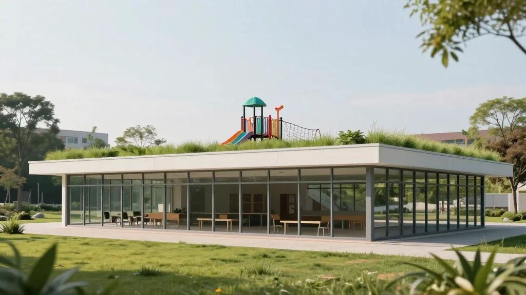 Extension of a Primary School - New School Pavilion and Multipurpose Hall / Bakyta Architekti