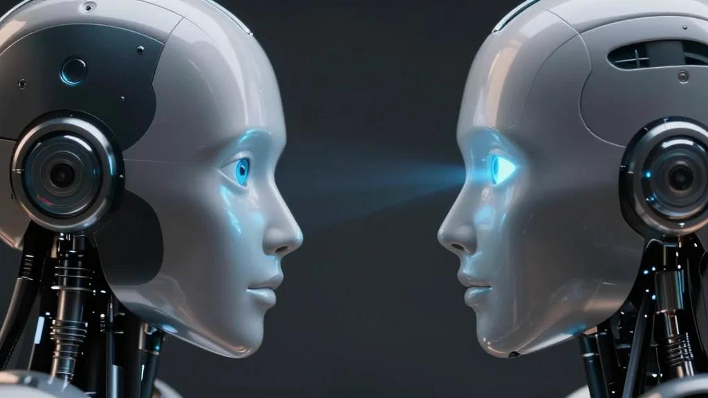 Humanoid Robots Hold First Live Unscripted Dialogue