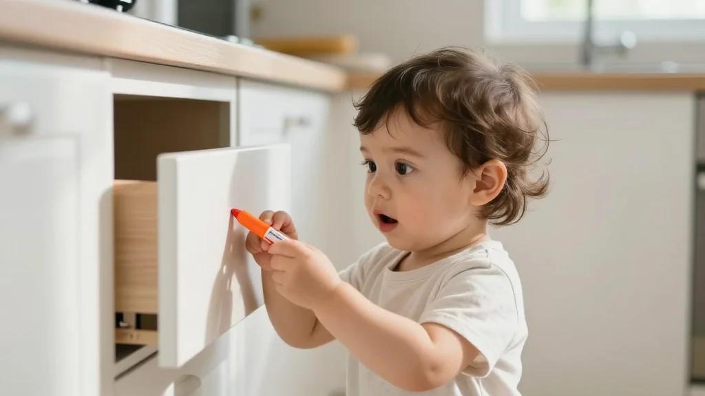 Silent Toddler Means Trouble: Act Immediately