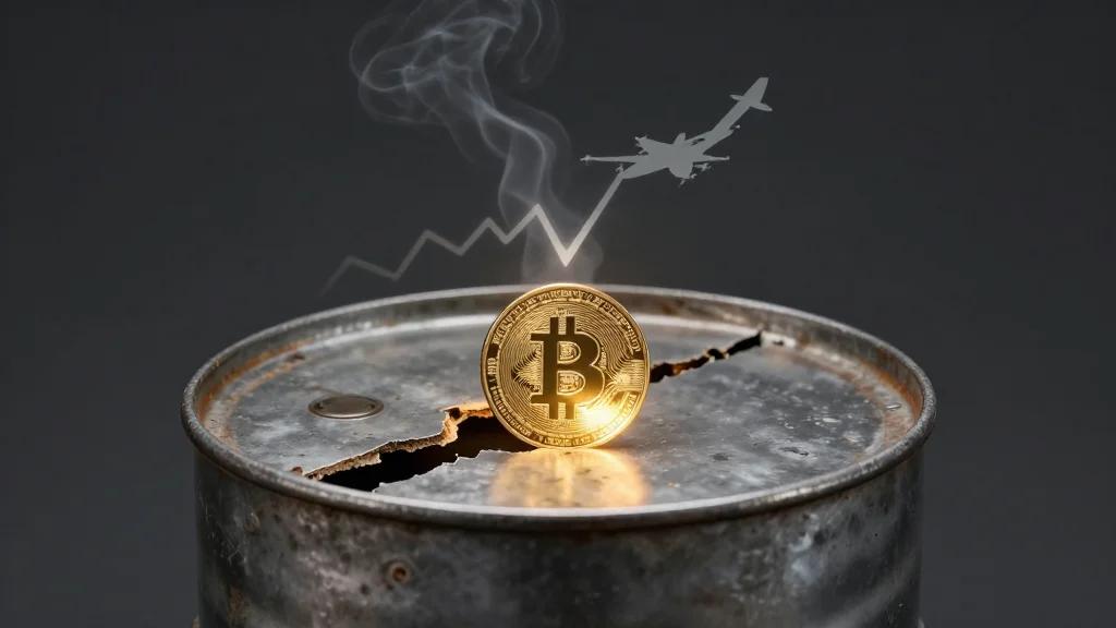 Oil Risks Spark Inflation, Reviving Short‑Gold, Long‑Bitcoin Play