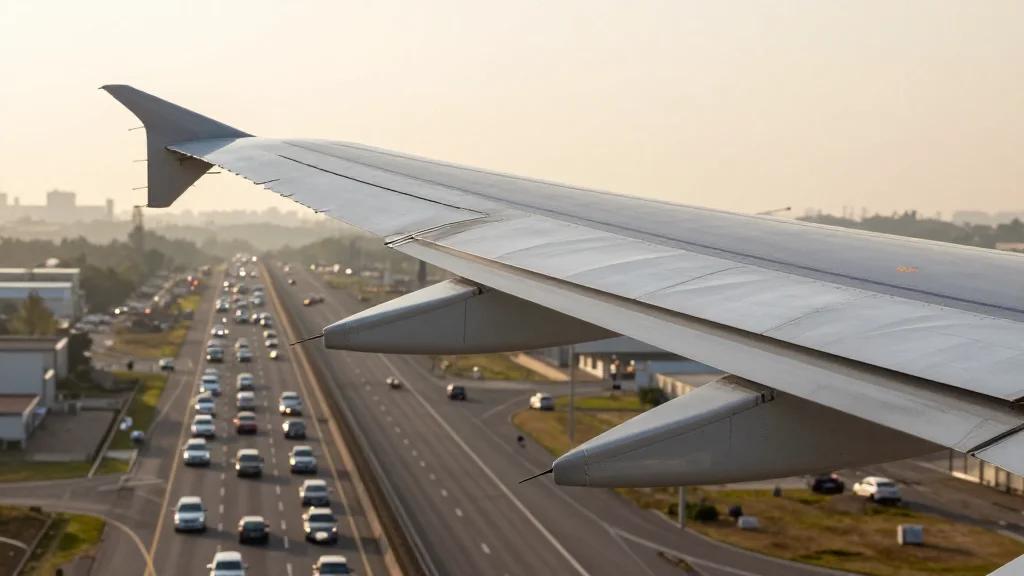 United 777 Skims Newark Highway in Stunning Low Approach