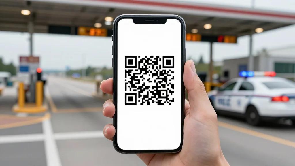 Beware: QR Code Texts Mimic Traffic Tickets