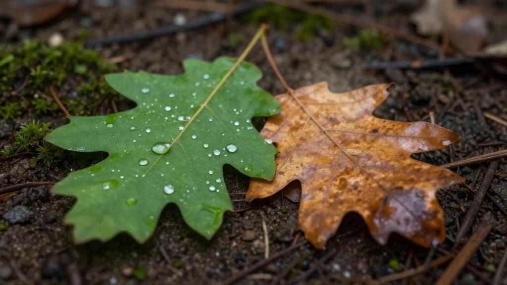 How Forests Start to Fail, One Leaf at a Time