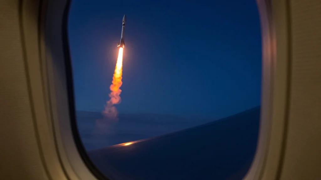 Cool: Spirit Airlines Passengers Capture Video of Artemis Rocket Launch