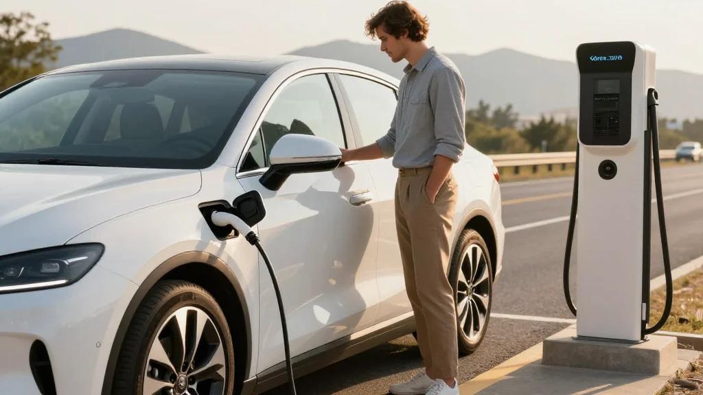 EV Driver “Fills Up” For Less Than $30 On Road Trip