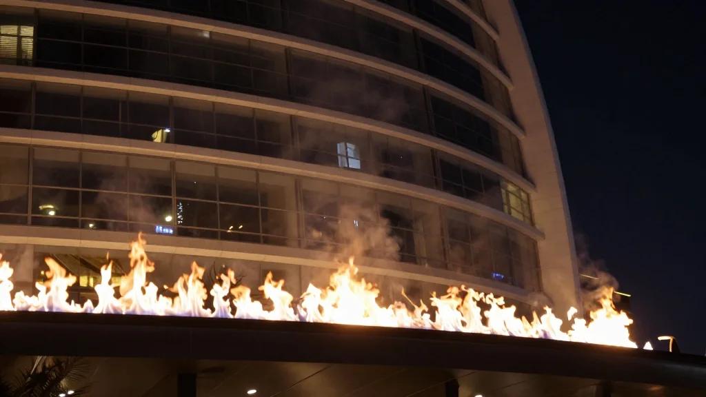 Fire Breaks Out After Iranian Attack at Fairmont The Palm in Dubai