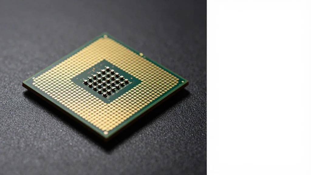 Old CPU Layouts: Photographed, Contrast‑enhanced for Clarity