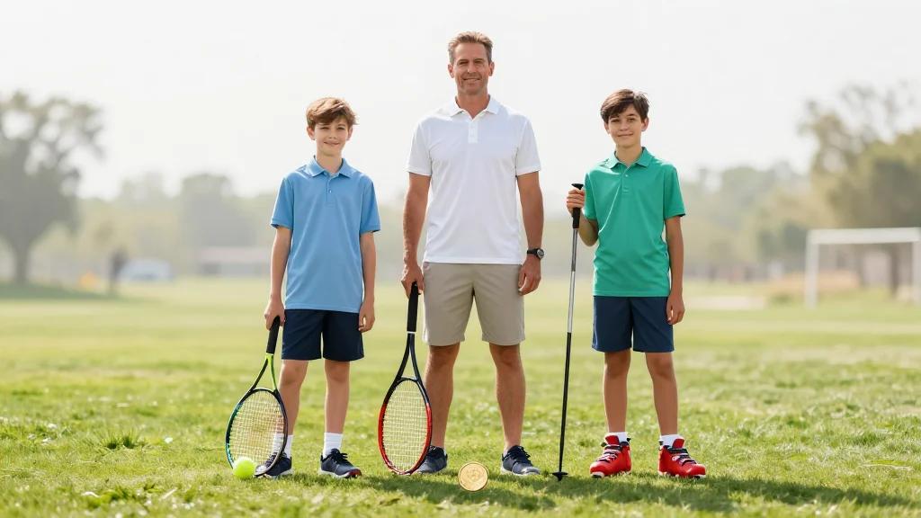 Lessin Boys Dominate Dad in Tennis, Ski, Mile