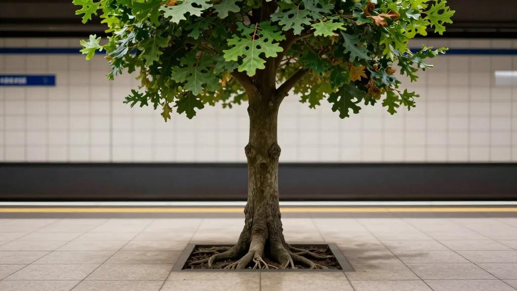Center Parcs Brings Forest to Life at Tube Station