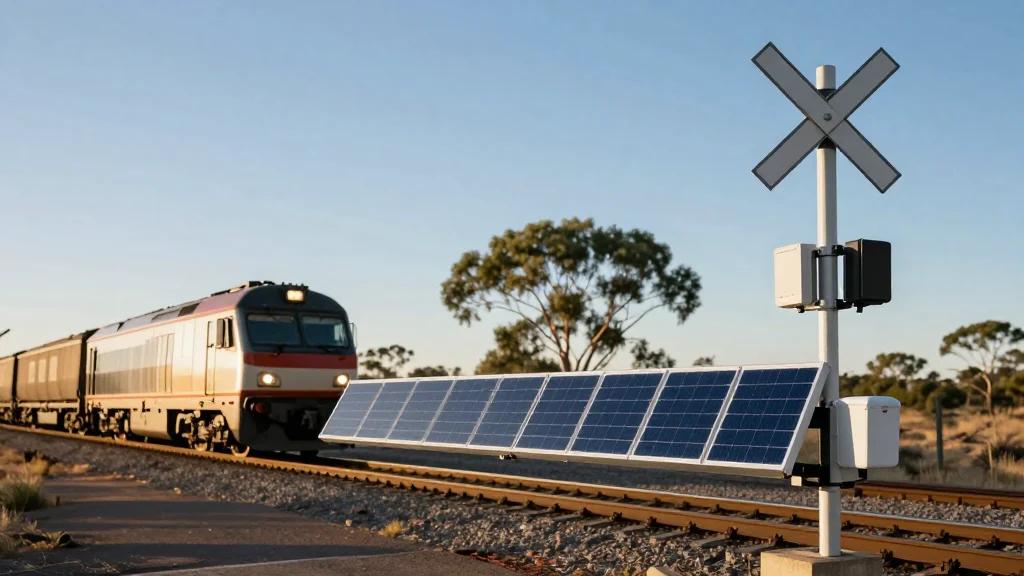 Inland Rail Introduces Solar-Powered Level Crossings in Australia