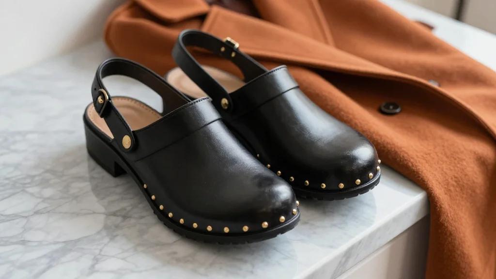 Halle Berry Puts a Sophisticated Spin on Chunky Leather Clogs in Paris